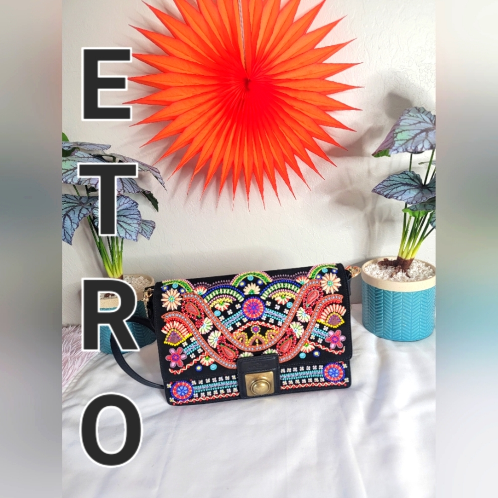 Etro Appliqué Paisley Pattern Bag